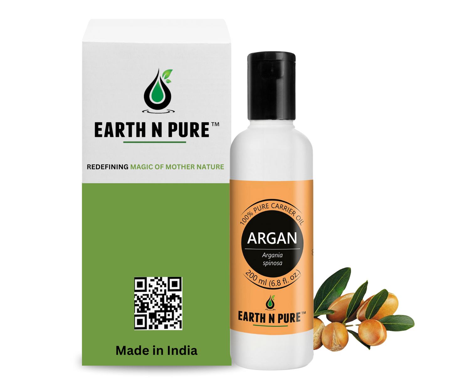 Earth N Pure Argan Oil – Pure Moroccan Argan Oil | Natural Hair & Skin Care Oil