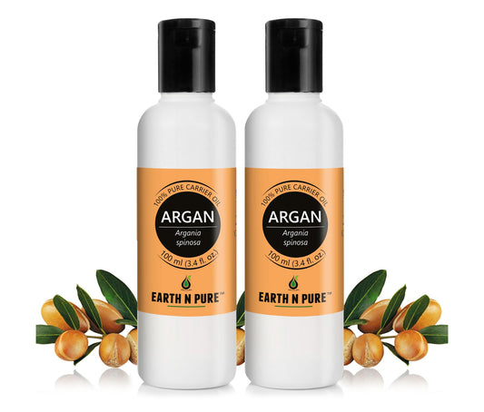 Earth N Pure Pure Moroccan Argan Oil 100 ML Combo– Cold Pressed Hair & Skin Oil