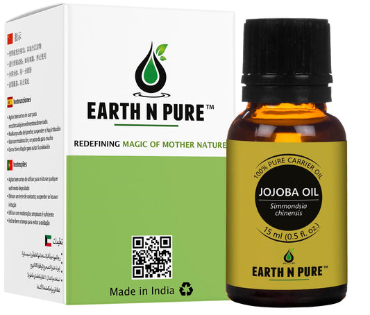 Earth N Pure Cold Pressed Jojoba Oil – 100% Pure Skin & Hair Moisturizer