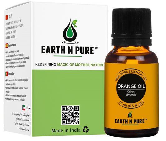 Earth N Pure Orange Oil – 100% Pure Therapeutic Citrus Oil